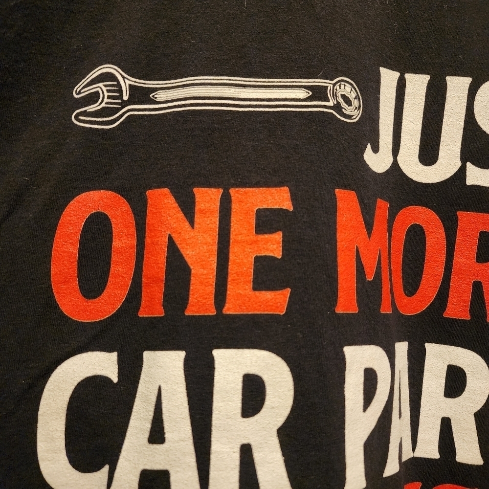Just one more car part funny black short sleeve shirt XXL - Picture 4 of 5